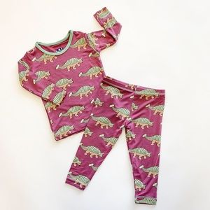 Kickee Pants long sleeve pjs